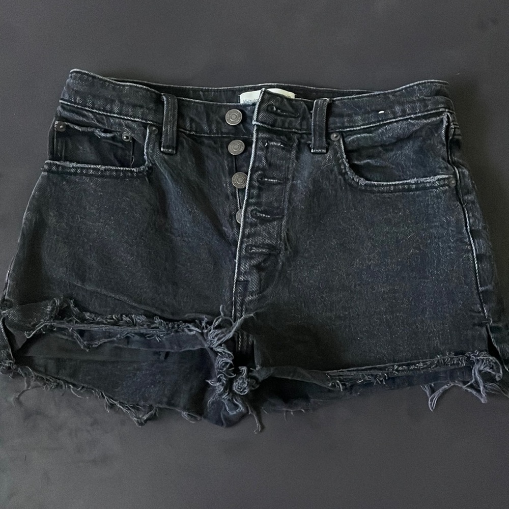 High rise mom shorts